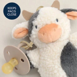 Itzy Ritzy Bitzy Pal Natural Rubber Pacifier & Lovey - Carmen The Cow -Baby Products Store BitzyPal NaturalRubberPacifier Lovey CarmentheCow 05 47e153cc 0bb1 4478 b0fe 19da451c3619