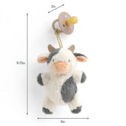 Itzy Ritzy Bitzy Pal Natural Rubber Pacifier & Lovey - Carmen The Cow -Baby Products Store BitzyPal NaturalRubberPacifier Lovey CarmentheCow 06 08fca28b 02cb 4908 a15c 802f36c5da49