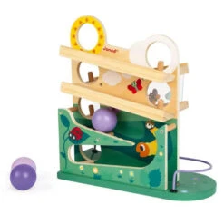 Janod Wooden Caterpillar Ball Track 14 Janod Wooden Caterpillar Ball Track -Baby Products Store Caterpillar Ball Track wood 04