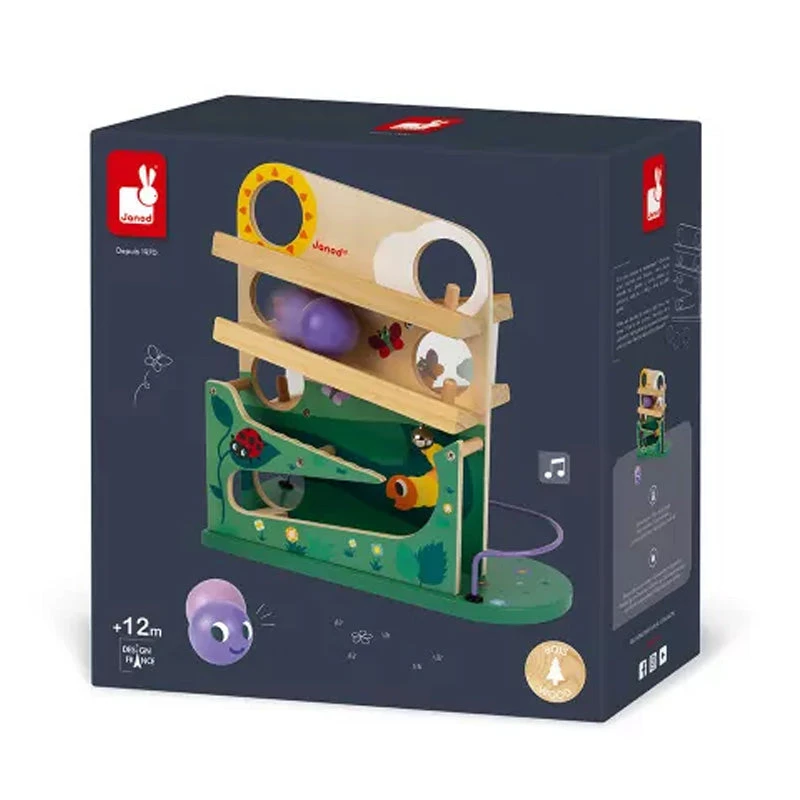 Janod Wooden Caterpillar Ball Track 10 Janod Wooden Caterpillar Ball Track - Image 8
