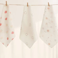 Korean Pure Cotton Character Handkerchief 10pcs Set -Baby Products Store CottonCharacterHandkerchiefs 06