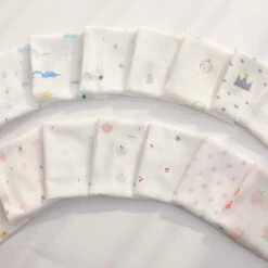 Korean Pure Cotton Character Handkerchief 10pcs Set -Baby Products Store CottonCharacterHandkerchiefs 11