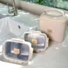 Bear Stainless Lunch Box Set With Lunch Bag 2 Bear Stainless Lunch Box Set With Lunch Bag -Baby Products Store DasodaBearStainlessLunchBoxSet 09