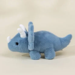 Coco Village Dino Plush Toy Blue Triceratop 12 Coco Village Dino Plush Toy Blue Triceratop -Baby Products Store DinoPlushToyBlueTriceratop 05