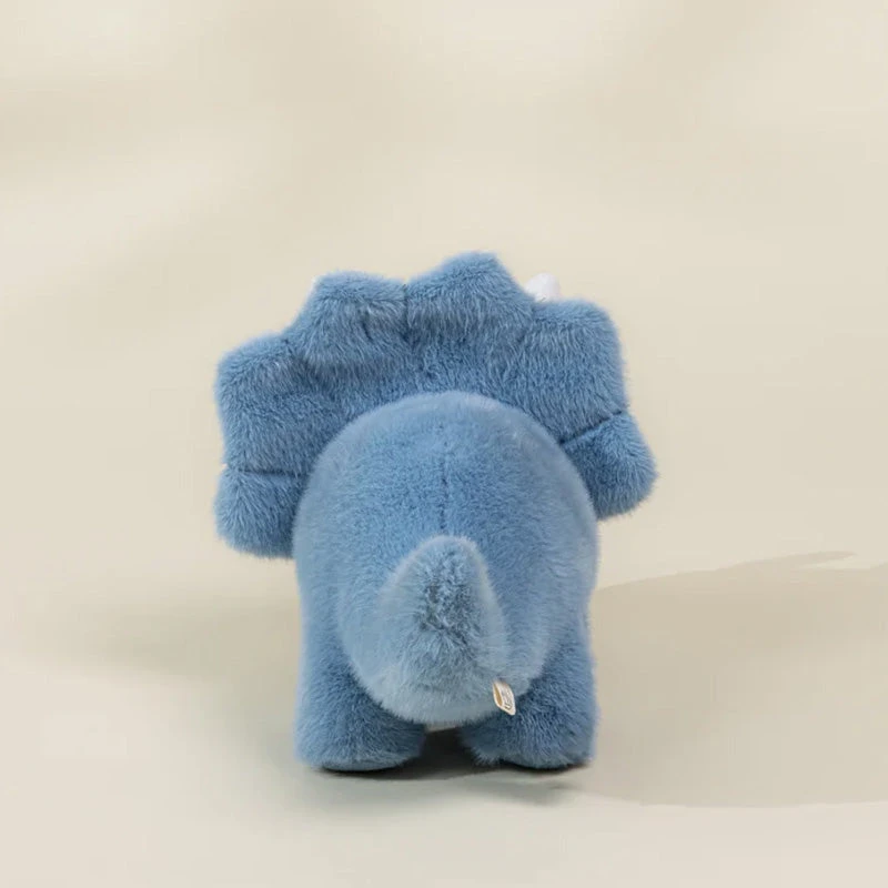 Coco Village Dino Plush Toy Blue Triceratop 8 Coco Village Dino Plush Toy Blue Triceratop - Image 6