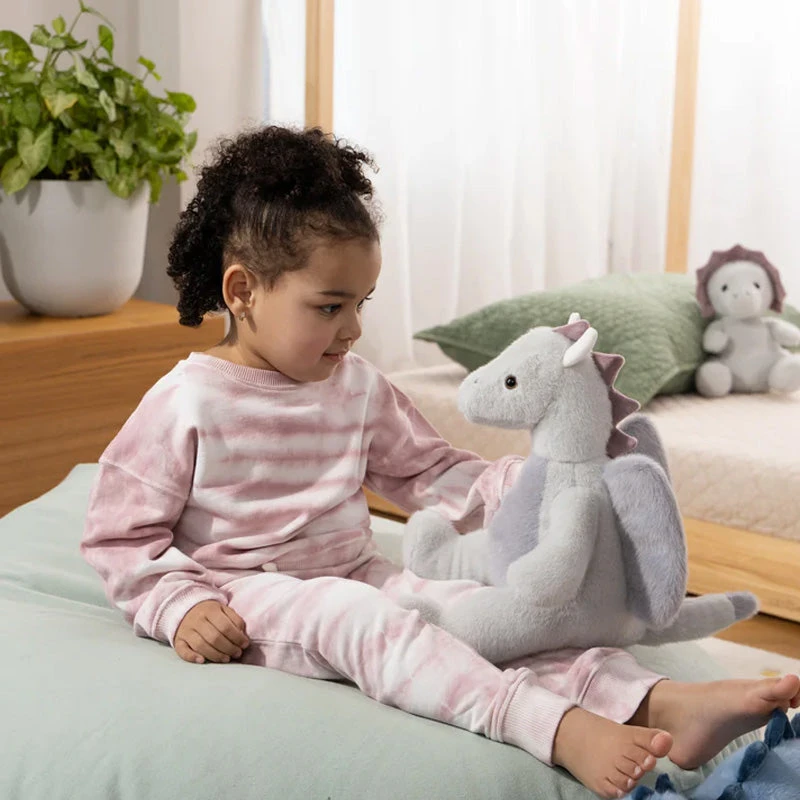 Coco Village Dino Plush Toy Grey Dragon 4 Coco Village Dino Plush Toy Grey Dragon - Image 2