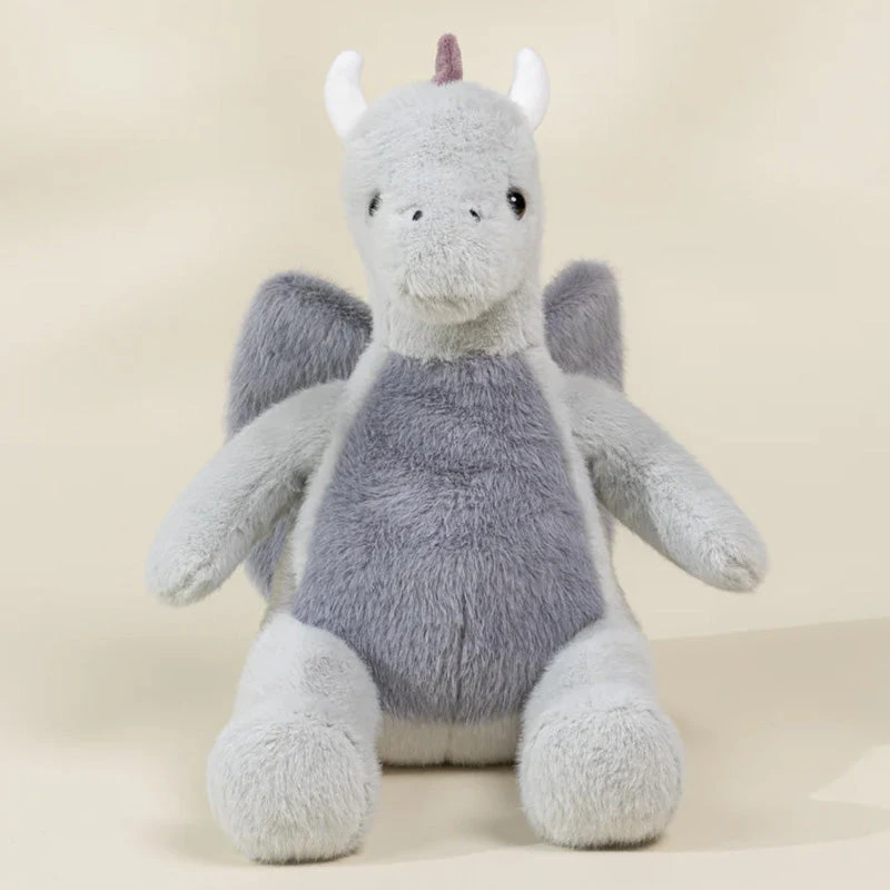 Coco Village Dino Plush Toy Grey Dragon 5 Coco Village Dino Plush Toy Grey Dragon - Image 3