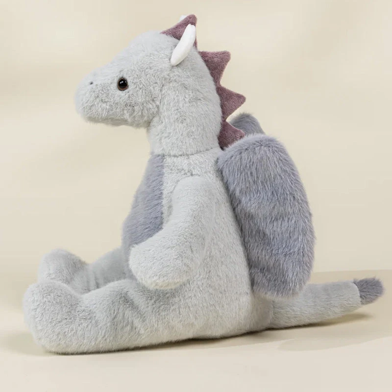 Coco Village Dino Plush Toy Grey Dragon 7 Coco Village Dino Plush Toy Grey Dragon - Image 5