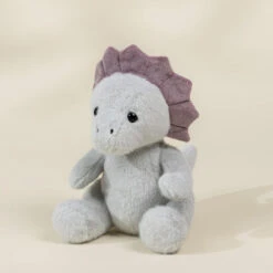 Coco Village Dino Plush Toy Grey Triceratop