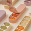 Moyuum Double-Sealed Baby Food Freezer Tray -Baby Products Store Double SealedSiliconeMultiCube 01