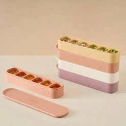 Moyuum Double-Sealed Baby Food Freezer Tray -Baby Products Store Double SealedSiliconeMultiCube 09