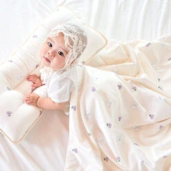 Bebenuvo Double Blanket-Purple Puppy -Baby Products Store Double sidedBlanket PurplePuppy 03