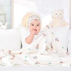 Bebenuvo Double Blanket-Cingcing Bear -Baby Products Store Double sided Blanket Cingcing Bear 03