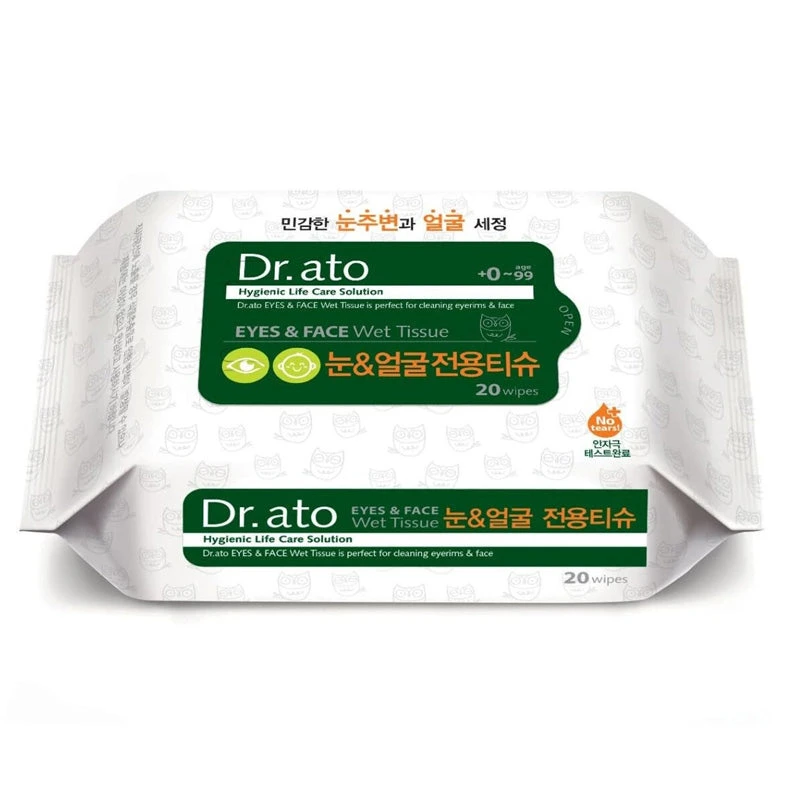 Dr.ato Eyes & Face Wet Tissue 20p 3 Dr.ato Eyes & Face Wet Tissue 20p