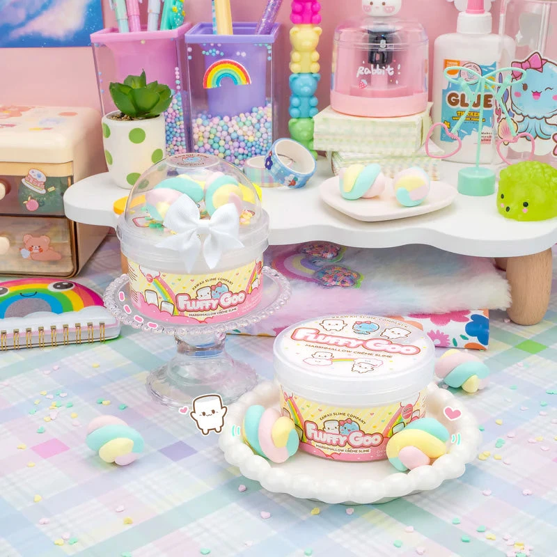 Kawaii Slime Fluffy Goo Classic Marshmallow Slime 6 Kawaii Slime Fluffy Goo Classic Marshmallow Slime - Image 4