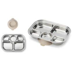 Grosmimi Stainless Baby Food Tray -Baby Products Store FoodTray5Section 14