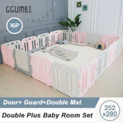 Baby Products Store 37 GGUMBI Double Plus Baby Room Set 252 X 280 (Basic Guard + Clean Mat*2)