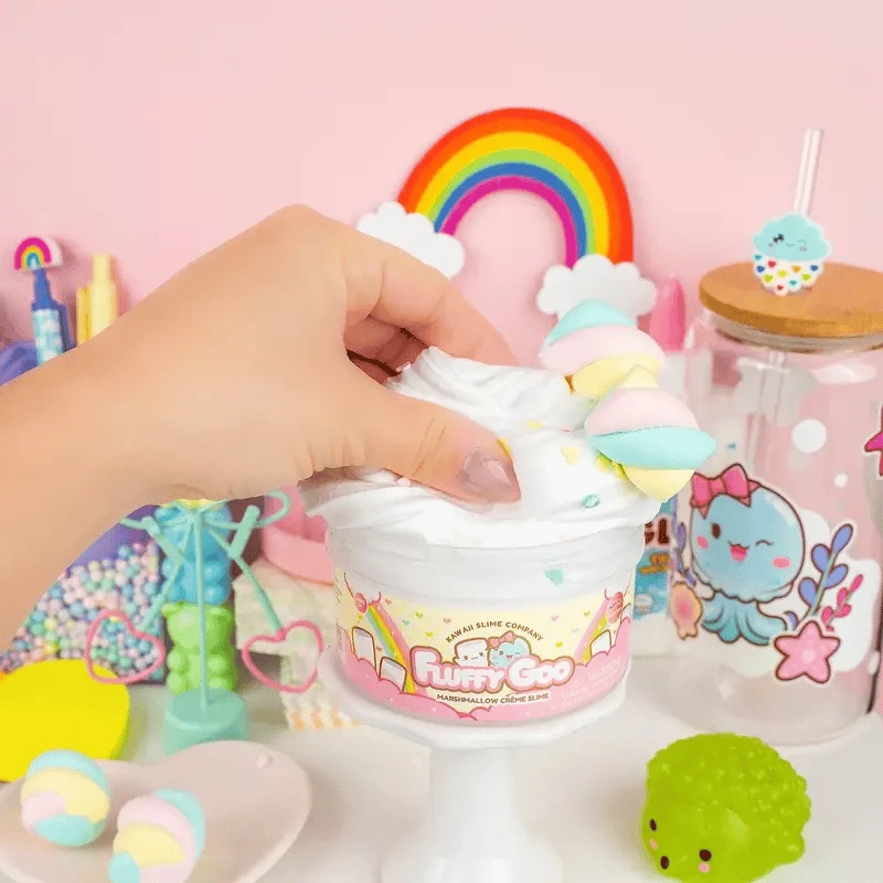 Kawaii Slime Fluffy Goo Classic Marshmallow Slime 10 Kawaii Slime Fluffy Goo Classic Marshmallow Slime - Image 8