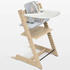 Stokke Tripp Trapp High Chair2 And Cushion With Stokke Tray 23 Stokke Tripp Trapp High Chair2 And Cushion With Stokke Tray -Baby Products Store High Chair2 and Cushion with Stokke Tray Oak natural Nordic Blue 01
