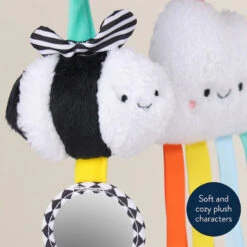 Itzy Ritzy Bitzy Bespok Itzy Bitzy Spiral Car Seat Activity Toy - High Contrast -Baby Products Store ItzyBitzySpiralCarSeatActivityToy HighContrast 02