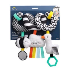 Itzy Ritzy Bitzy Bespok Itzy Bitzy Spiral Car Seat Activity Toy - High Contrast -Baby Products Store ItzyBitzySpiralCarSeatActivityToy HighContrast 08