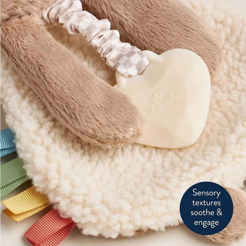 Itzy Ritzy Itzy Lovey™ Plush And Teether Toy - Bear 5 Itzy Ritzy Itzy Lovey™ Plush And Teether Toy - Bear - Image 3