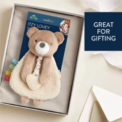 Itzy Ritzy Itzy Lovey™ Plush And Teether Toy - Bear 10 Itzy Ritzy Itzy Lovey™ Plush And Teether Toy - Bear -Baby Products Store ItzyLovey PlushandTeetherToy Bear 04