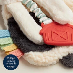 Itzy Ritzy Itzy Lovey™ Plush And Teether Toy - Cow -Baby Products Store ItzyLovey PlushandTeetherToy Cow 04