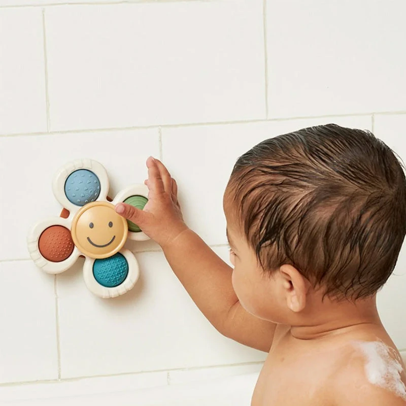 Itzy Ritzy Itzy Pop & Whirl™ Fidget Spinner Travel & Bath Toy 4 Itzy Ritzy Itzy Pop & Whirl™ Fidget Spinner Travel & Bath Toy - Image 2