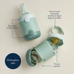 Itzy Ritzy Pod Duo Pacifier Holder 10 Itzy Ritzy Pod Duo Pacifier Holder -Baby Products Store ItzyRitzy PodDuoPacifierHolder 04