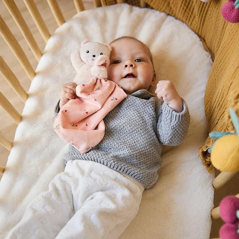 Janod Kaloo Doudou Bear Peach 5 Janod Kaloo Doudou Bear Peach - Image 3