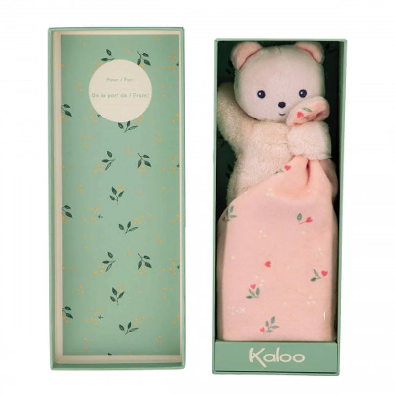 Janod Kaloo Doudou Bear Peach 4 Janod Kaloo Doudou Bear Peach - Image 2
