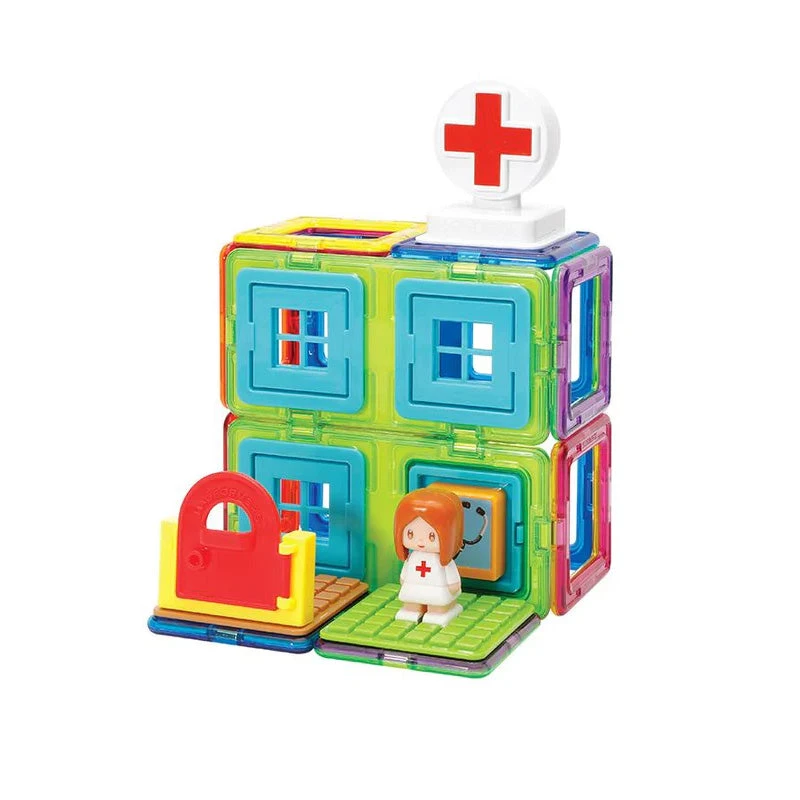 Magformers Town Set - Hospital 22PC 4 Magformers Town Set - Hospital 22PC - Image 2