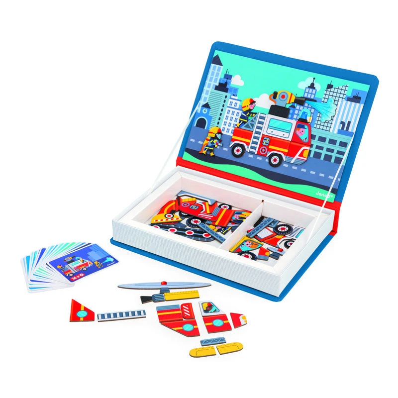 Janod Magnéti'Book Firefighters 3 Janod Magnéti'Book Firefighters