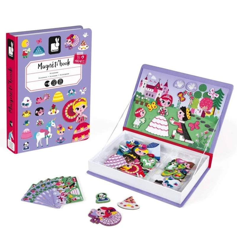 Janod Magnéti'Book Princess 3 Janod Magnéti'Book Princess