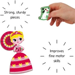 Janod Magnéti'Book Princess 12 Janod Magnéti'Book Princess -Baby Products Store Magneti bookPrincesses 05