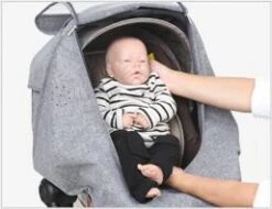 Manito Melange Infant Car Seat Weather Shield -Baby Products Store Melange Infant Cover 06