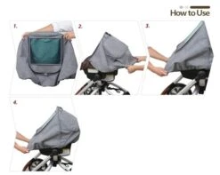 Manito Melange Infant Car Seat Weather Shield -Baby Products Store Melange Infant Cover 09