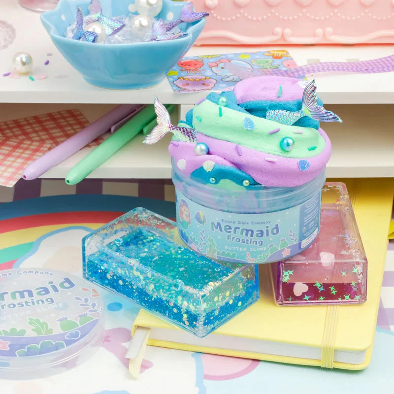 Kawaii Slime Mermaid Frosting Butter Slime 4 Kawaii Slime Mermaid Frosting Butter Slime - Image 2