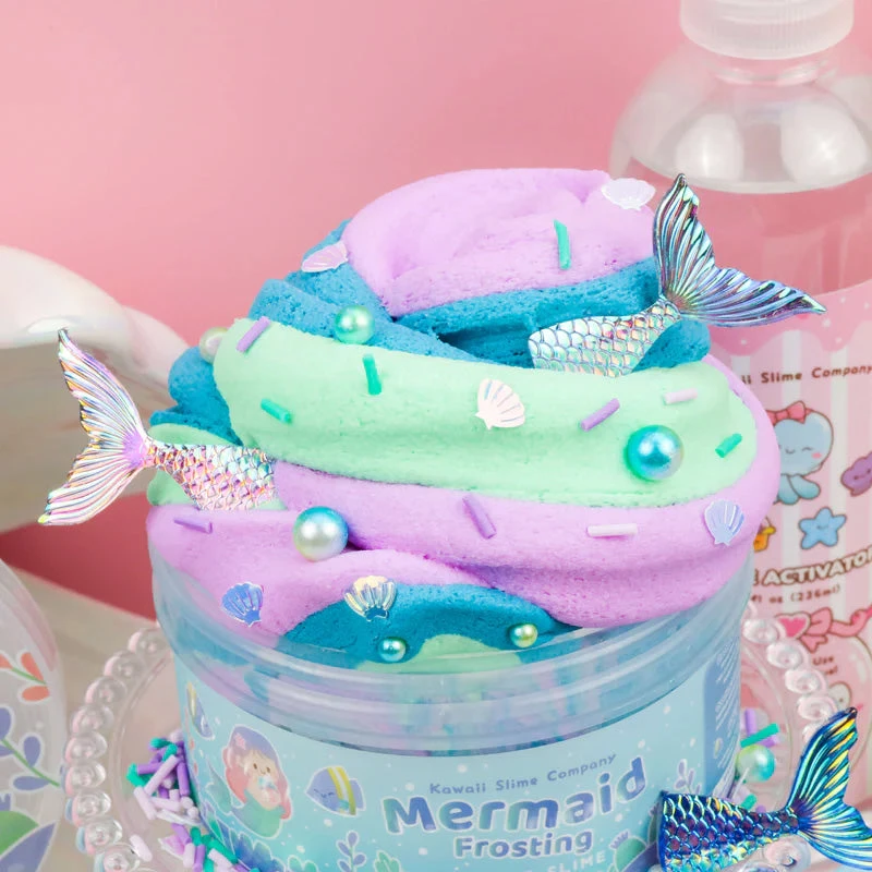 Kawaii Slime Mermaid Frosting Butter Slime 5 Kawaii Slime Mermaid Frosting Butter Slime - Image 3