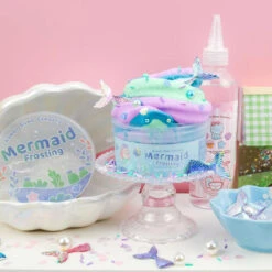 Kawaii Slime Mermaid Frosting Butter Slime 13 Kawaii Slime Mermaid Frosting Butter Slime -Baby Products Store MermaidFrostingButterSlime 04