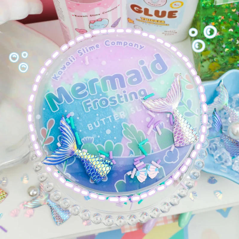 Kawaii Slime Mermaid Frosting Butter Slime 7 Kawaii Slime Mermaid Frosting Butter Slime - Image 5