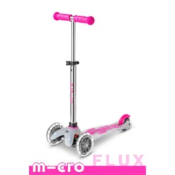 Micro Kickboard Micro Mini Deluxe With LED Wheels Ages 2-5 -Baby Products Store MicroMiniDeluxeWithLED PinkFlux