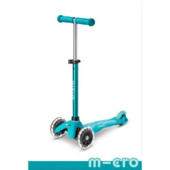 Micro Kickboard Micro Mini Deluxe With LED Wheels Ages 2-5 -Baby Products Store MicroMiniDeluxeWithLED aqua