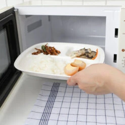 Simple Kids Divided Plates-3 Compartment (Dishwasher & Microwave Safe) -Baby Products Store MicrowaveSafeDividedPlatesforKids 2Compartment 04 0031f520 220a 4748 bf2a 113cdce84620