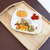 Simple Kids Divided Plates-3 Compartment (Dishwasher & Microwave Safe) -Baby Products Store MicrowaveSafeDividedPlatesforKids 2Compartment 06