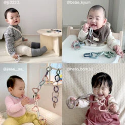 Mother-K Baby Links Toy 30pcs 17 Mother-K Baby Links Toy 30pcs -Baby Products Store Mother KBabyLinksToy30pcs 06