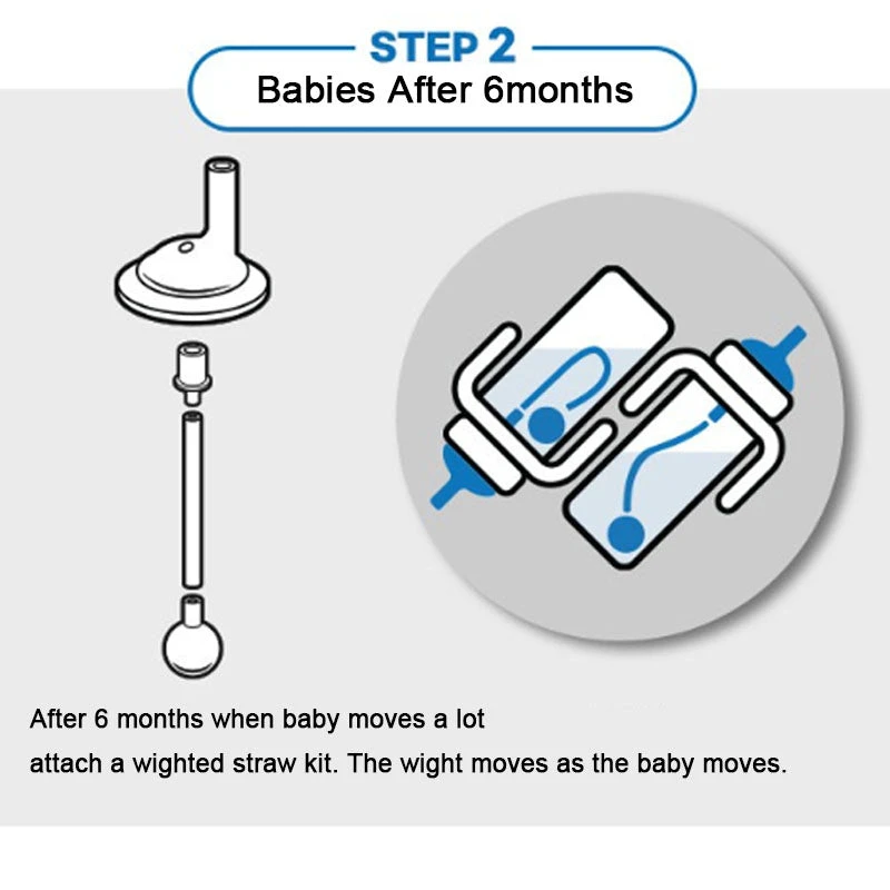 Grosmimi PPSU Weighted Straw Cup 300 Ml 6 Grosmimi PPSU Weighted Straw Cup 300 Ml - Image 4