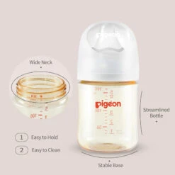 Pigeon PPSU Wide Neck Baby Bottle 160ml, 1 Pack -Baby Products Store PPSUWideNeckBabyBottle 03