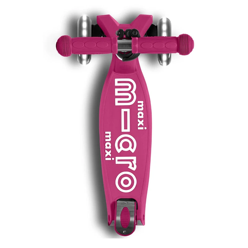 Micro Kickboard Maxi Deluxe Foldable LED Scooter Age 5-12 7 Micro Kickboard Maxi Deluxe Foldable LED Scooter Age 5-12 - Image 5